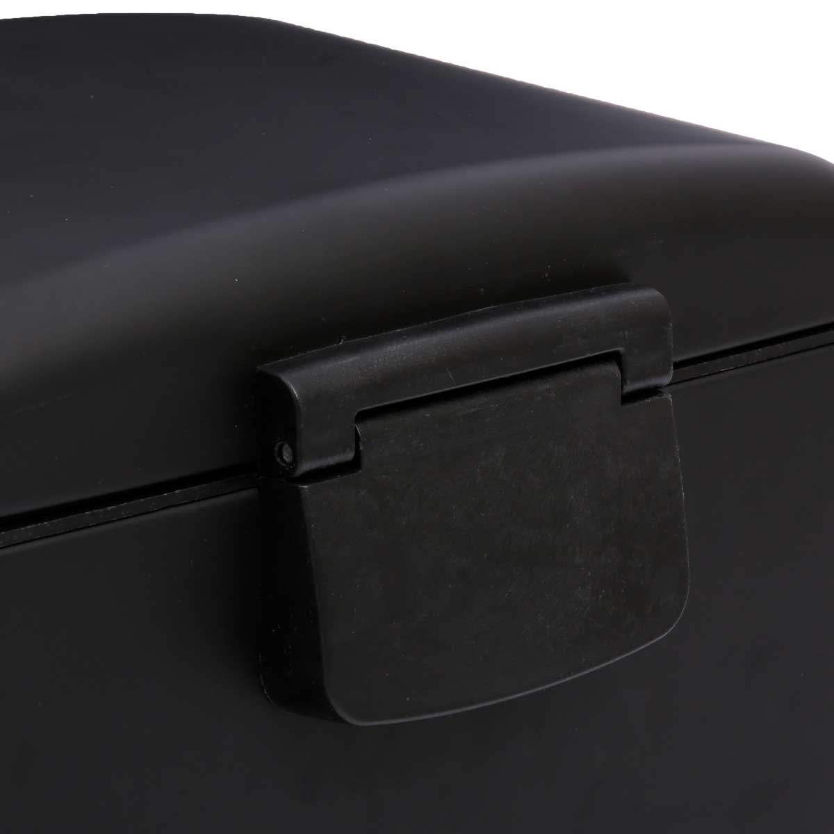 Balde do lixo ARIANE preto em metal 30l