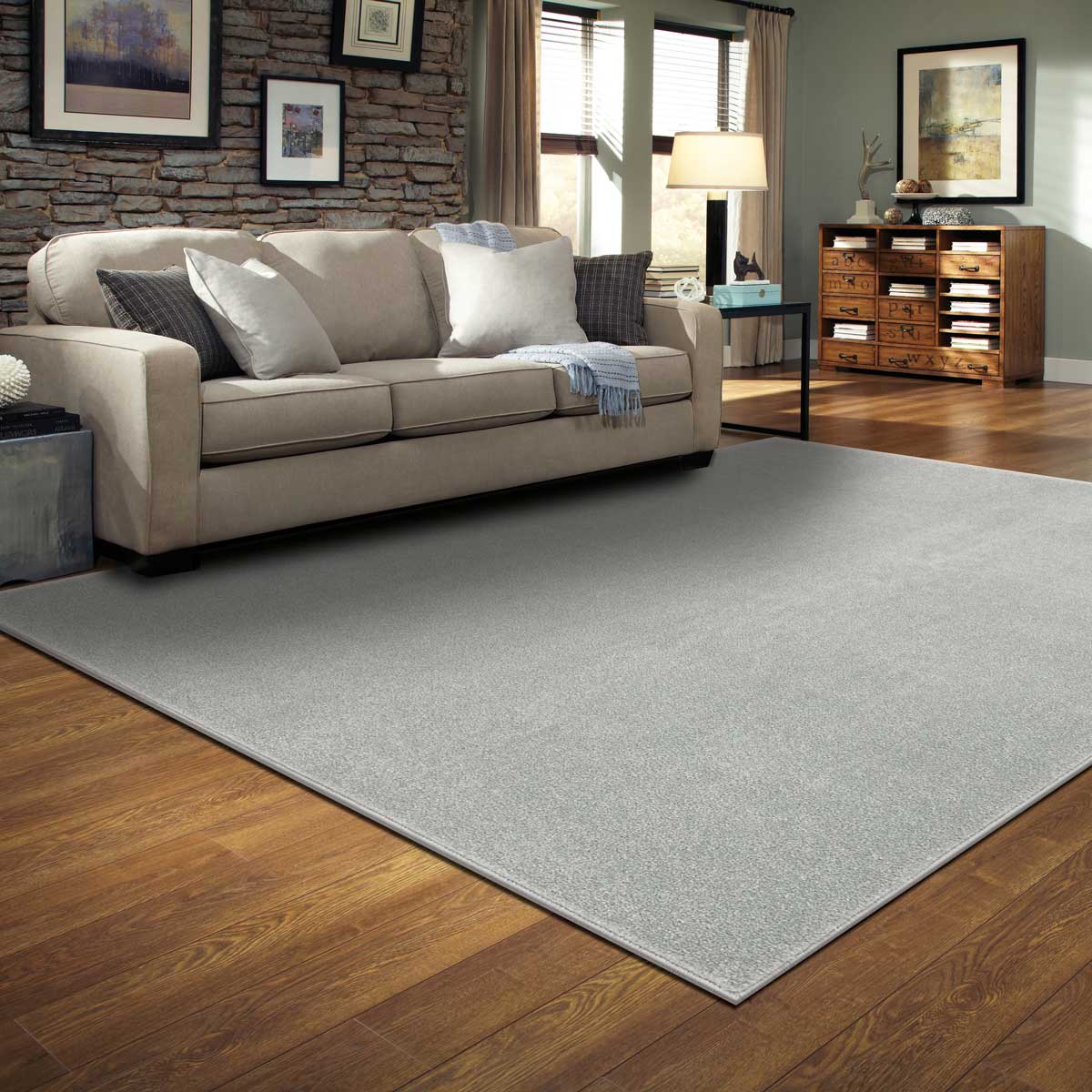 Tapete AMBIENTE cinza 240x340cm