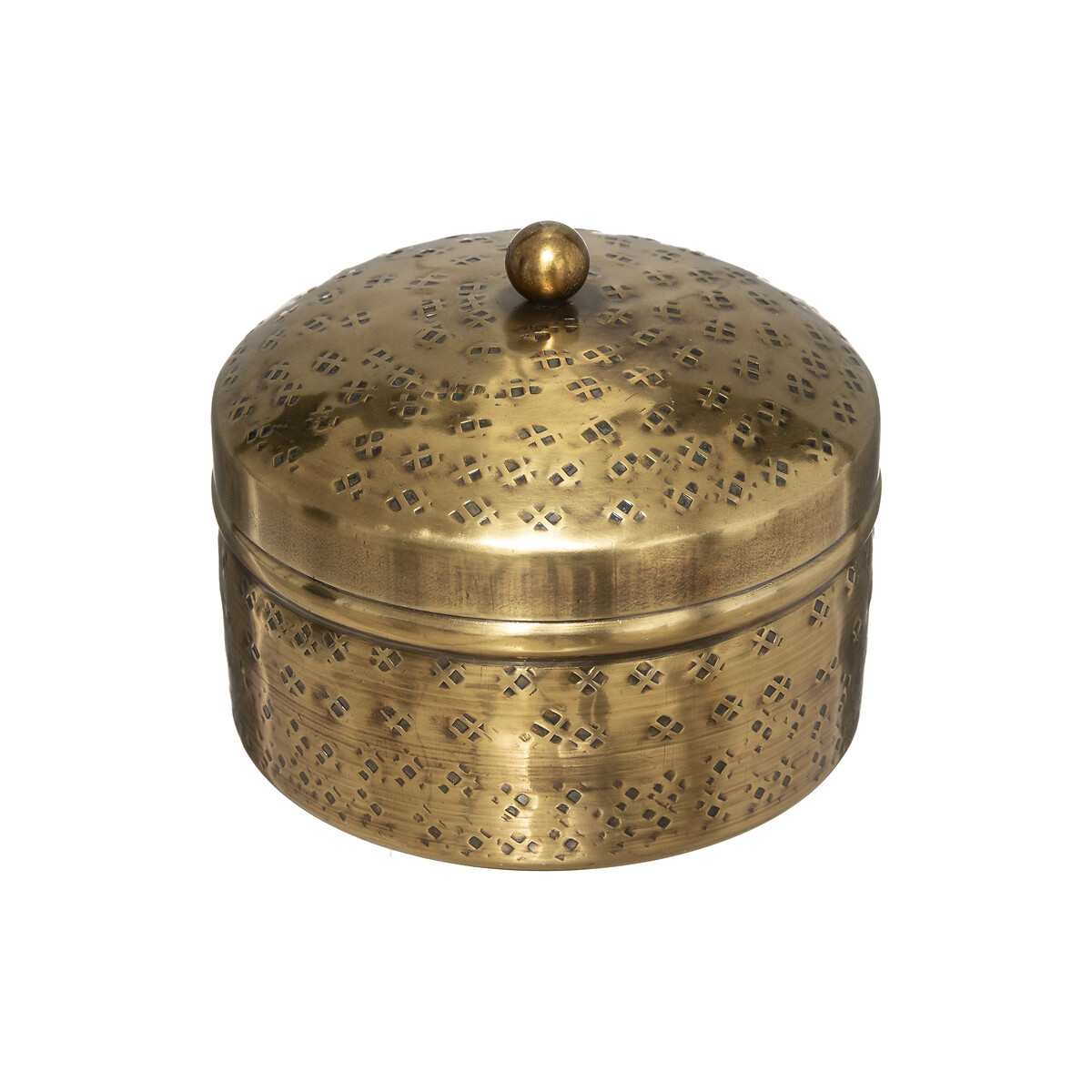 Conjunto de 2 caixas OASIS decorativas douradas