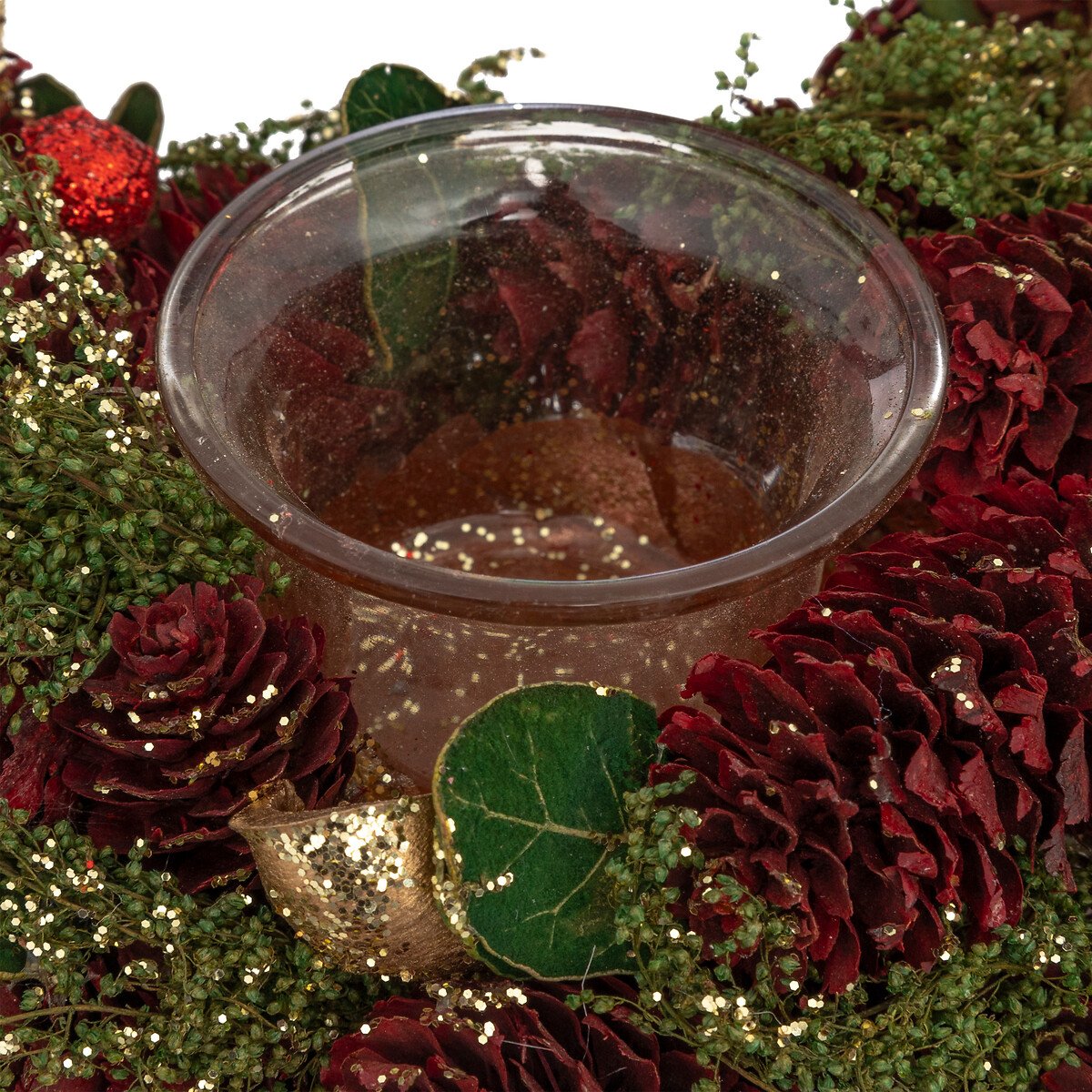 Castiçal coroa para 4 velas