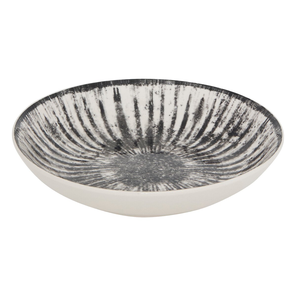 Servi&ccedil;o de mesa 12 pe&ccedil;as LUCIE cinza