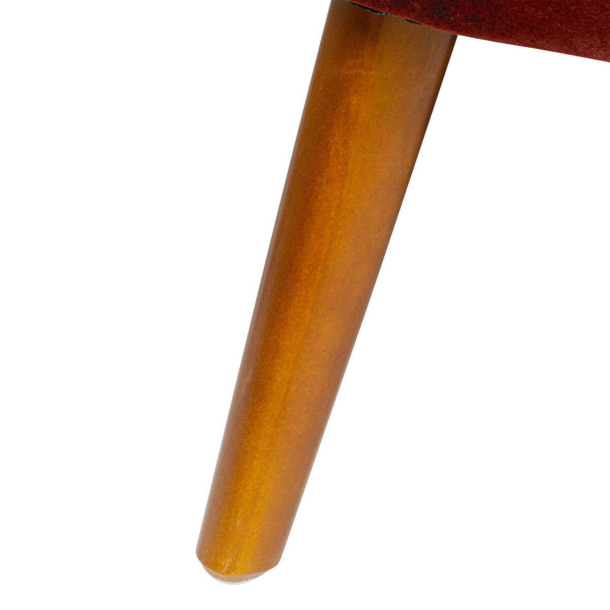 Sofá de 2 lugares NAOVA terracota em veludo