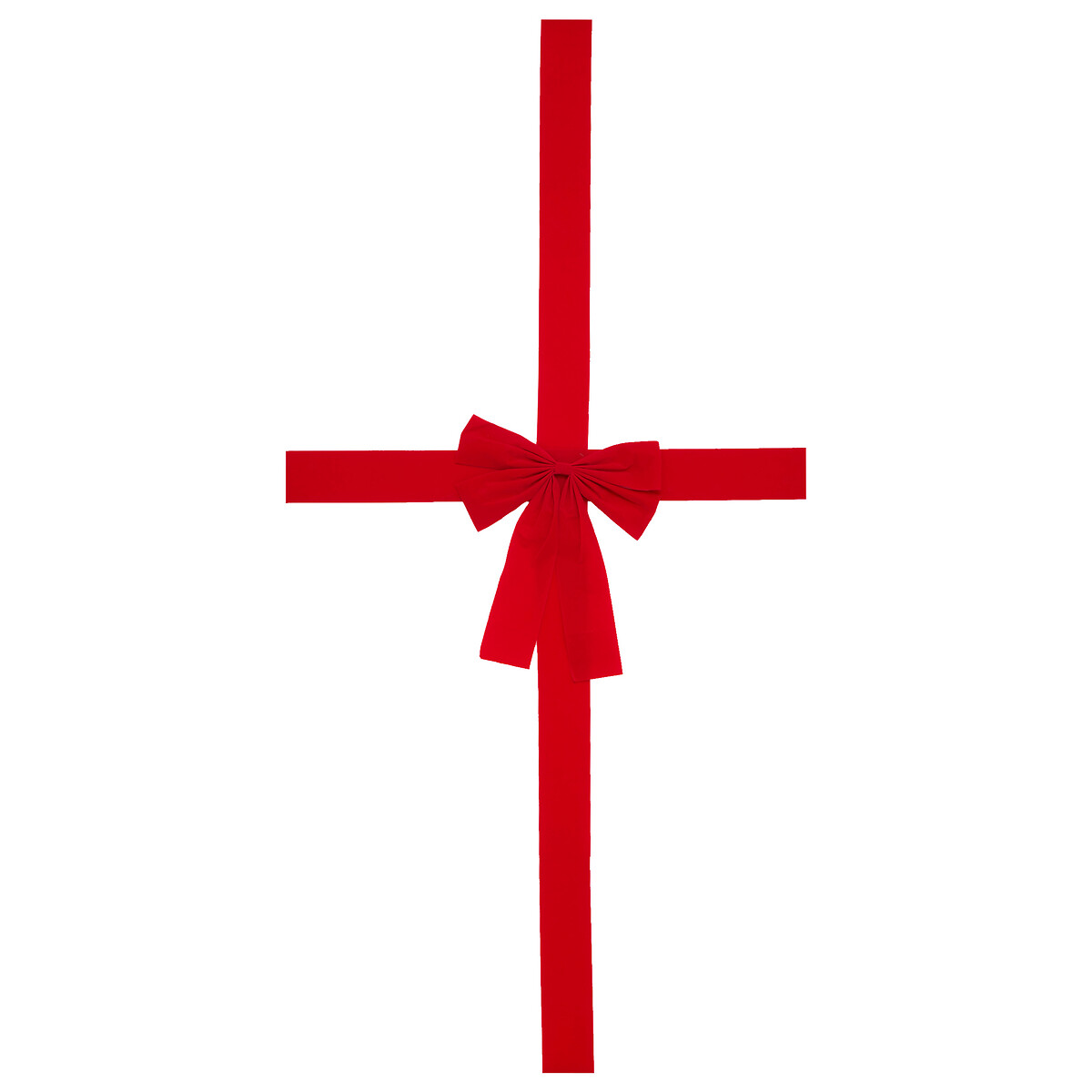 La&ccedil;o para porta vermelho