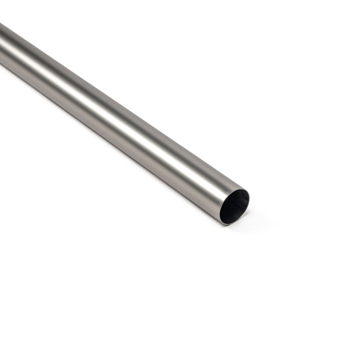 Tubo de ferro forjado prateado fosco 200cm