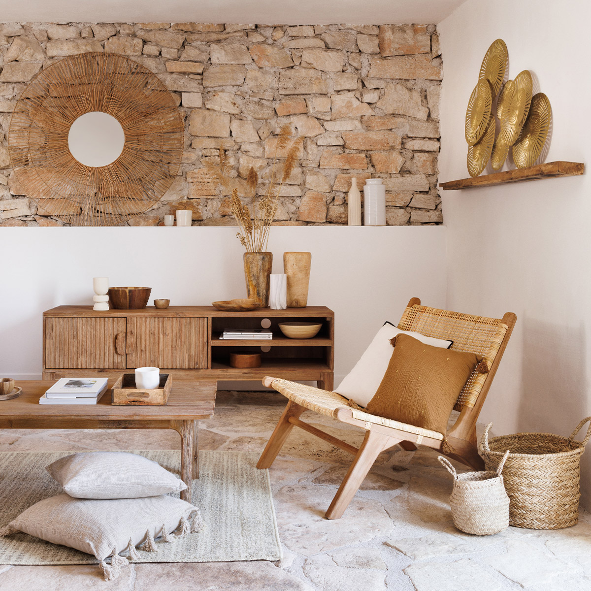 Almofada WINTER LIGHT gaze canela com cruzes 40x40cm,  Almofada WINTER LIGHT gaze canela com cruzes 40x40cm