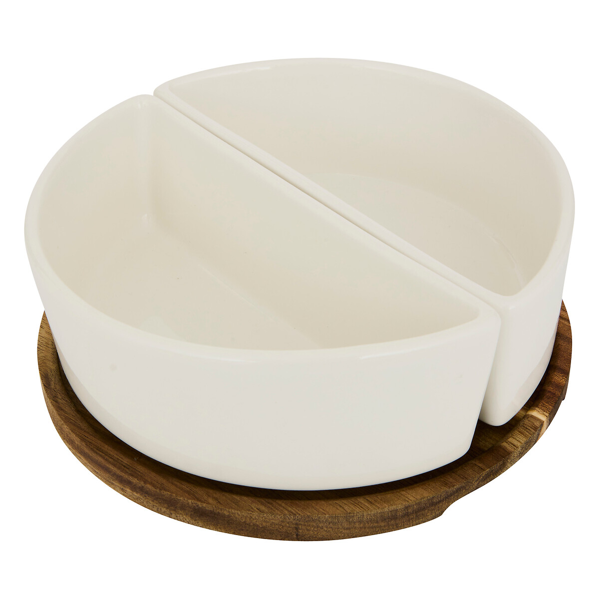 Conjunto de 2 ta&ccedil;as para aperitivos ELEGANCE branco 20cm