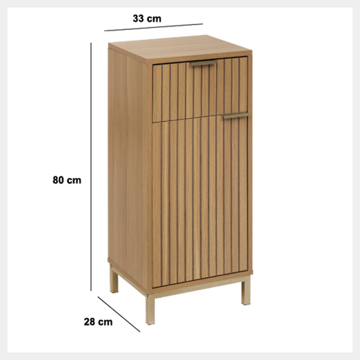 M&oacute;vel wc TASSO bege em mdf