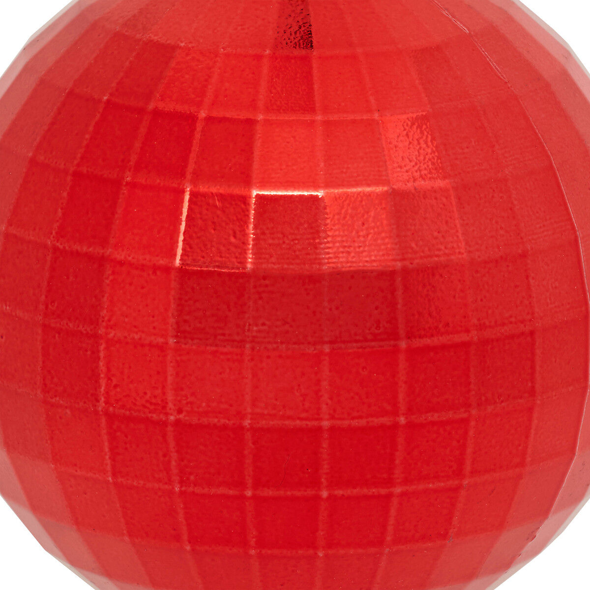 Bola de natal espelhos vermelho 10cm