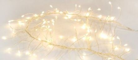 S&eacute;rie Luminosa De Natal Branco Quente 800 LEDs 10m
