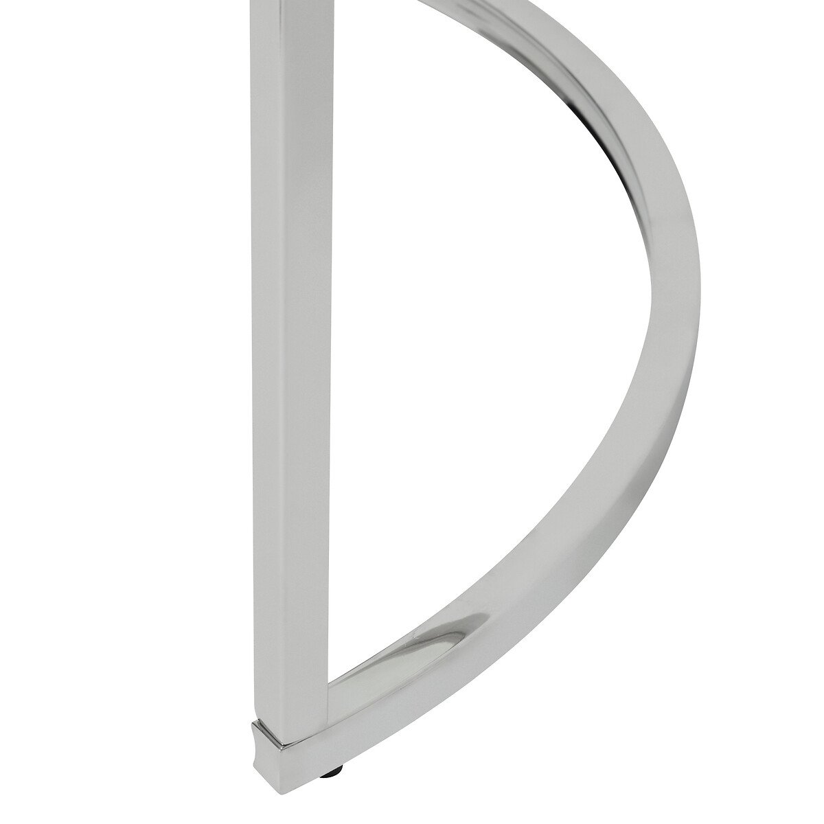 Conjunto de 2 mesas de centro KNEO prateadas