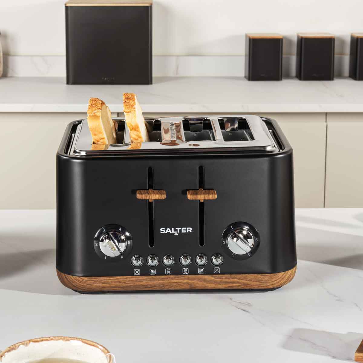 Torradeira 4 fatias SALTER TORONTO preto