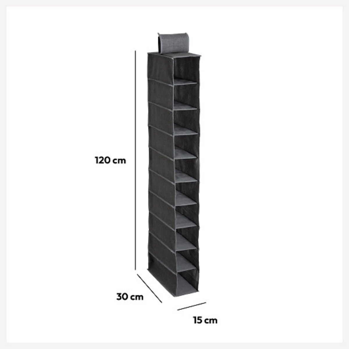 Bolsa de arruma&ccedil;&atilde;o com 10 compartimentos
