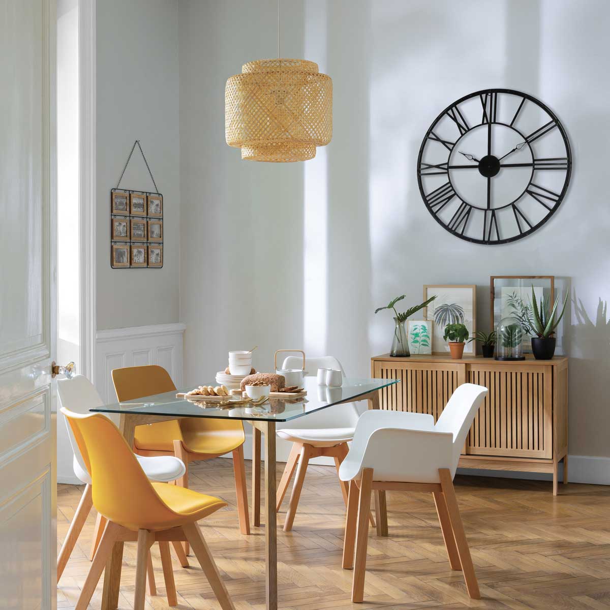 Relógio decorativo de parede preto VINTAGE,  Relógio decorativo de parede preto VINTAGE