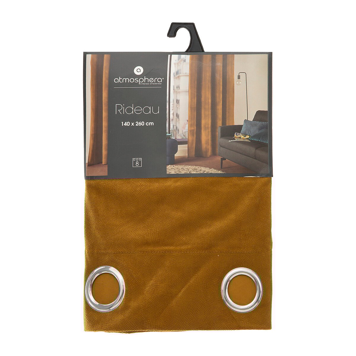 Cortina LILOU caramelo 140x260cm