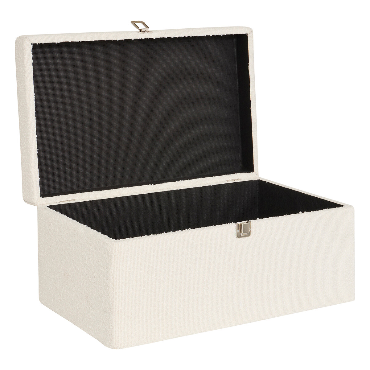 Caixa decorativa CARLIE branca 26x34x54cm,  Caixa decorativa CARLIE branca 26x34x54cm