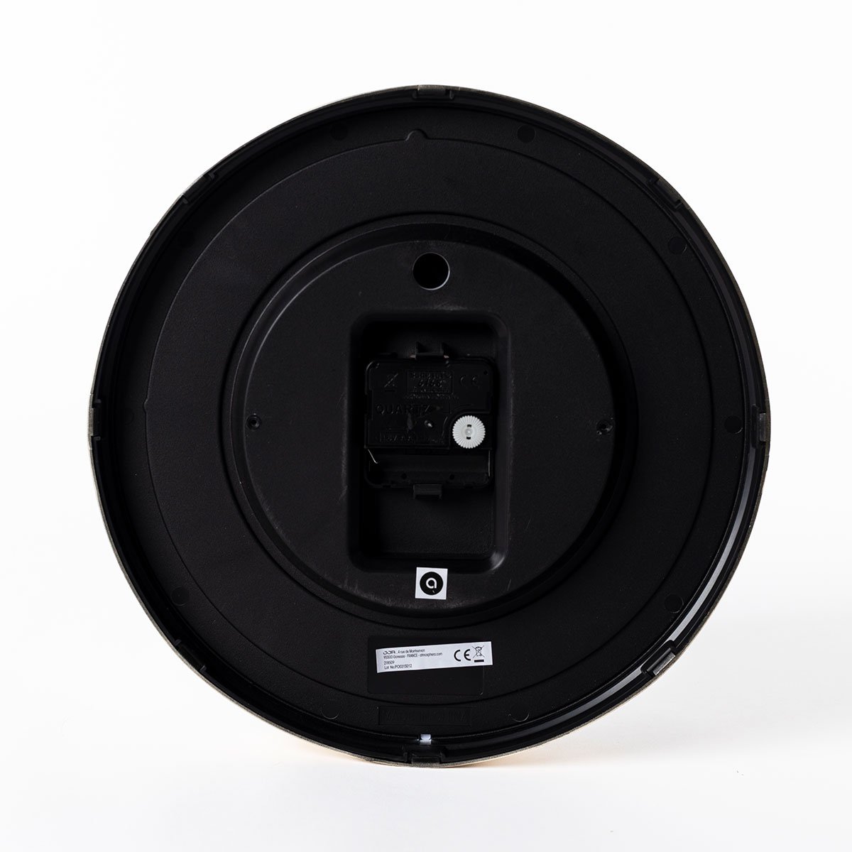 Rel&oacute;gio NELLA castanho com efeito travertino D29cm