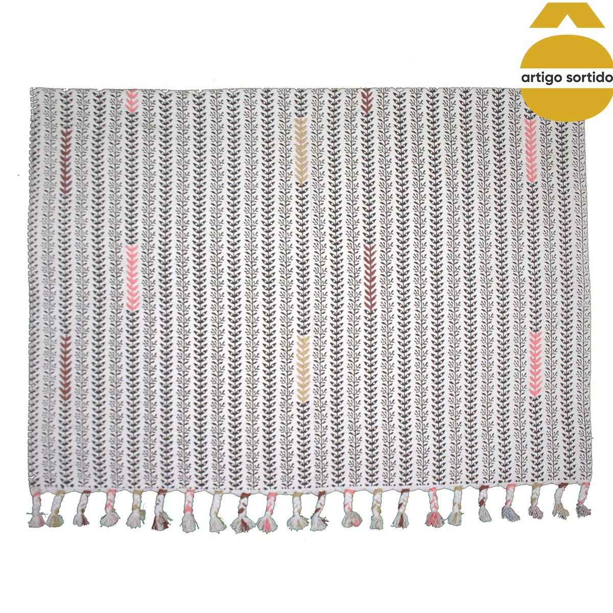 Tapete MARSALA em algodão 80x150cm