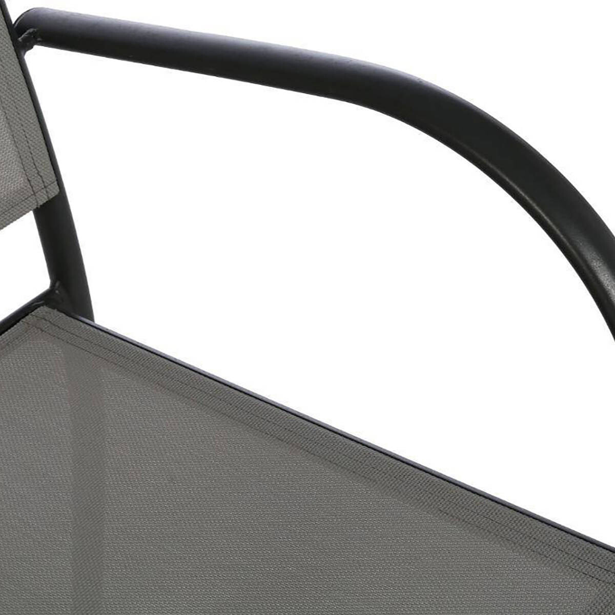 Cadeira com braços PIAZZA galet e graphite