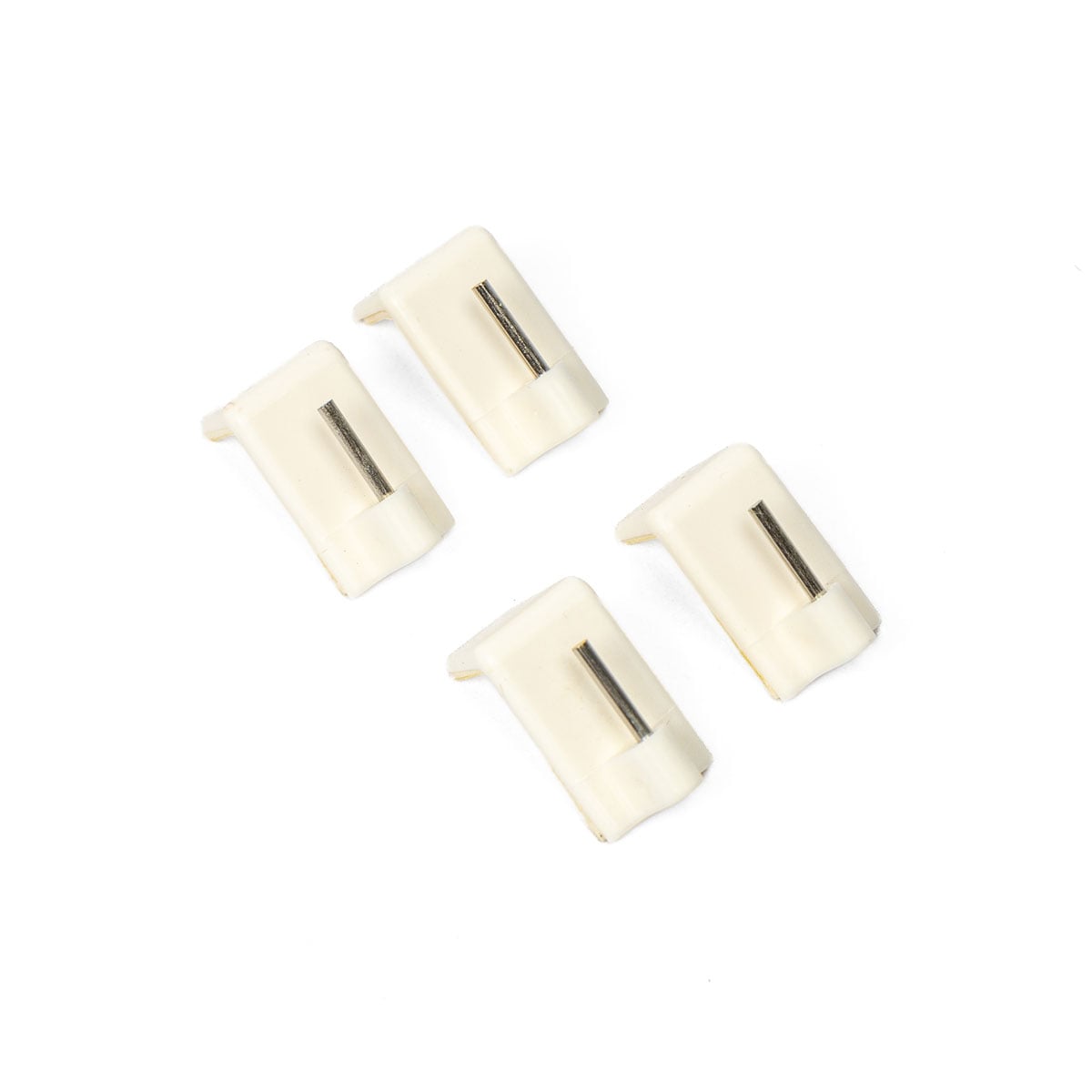 Conjunto de 4 suportes adesivos especiais brancos