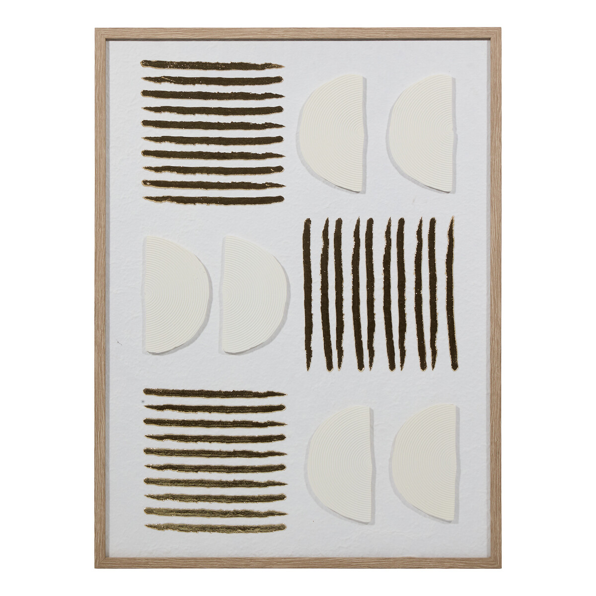 Quadro decorativo NOURANE branco 60x2,2x45cm
