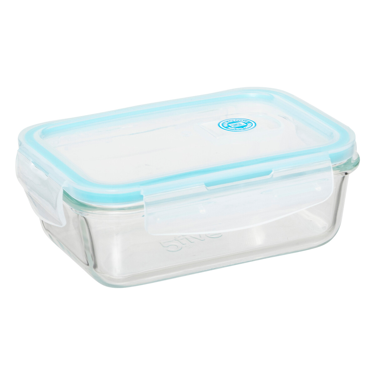 Conjunto de 3 caixas herm&eacute;ticas CLIPEAT em vidro