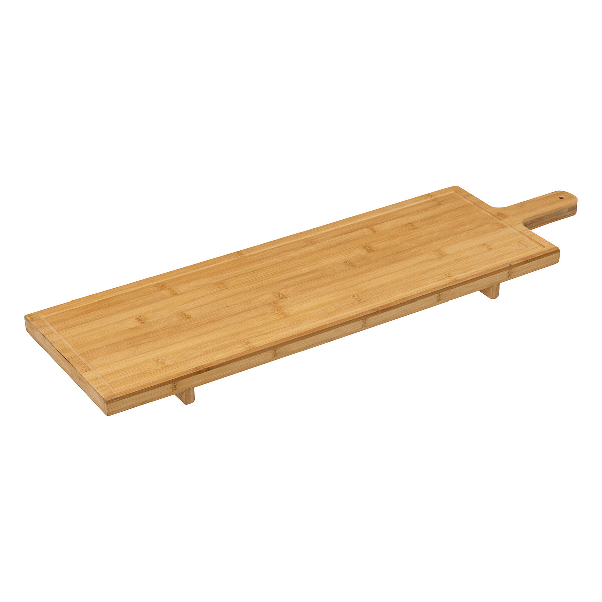 T&aacute;bua retangular em bambu 88cm