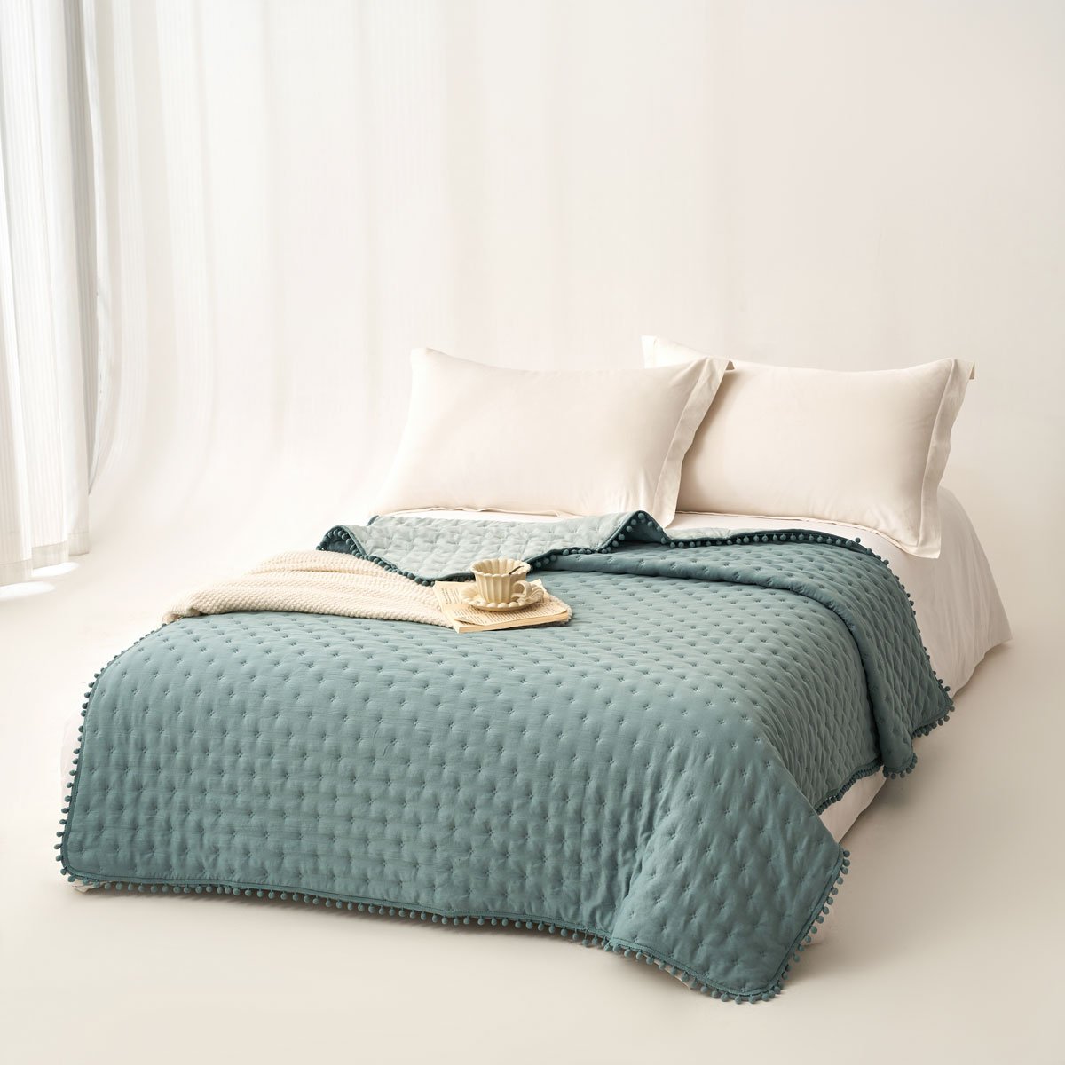 Edred&atilde;o BEAR azul 140x220cm