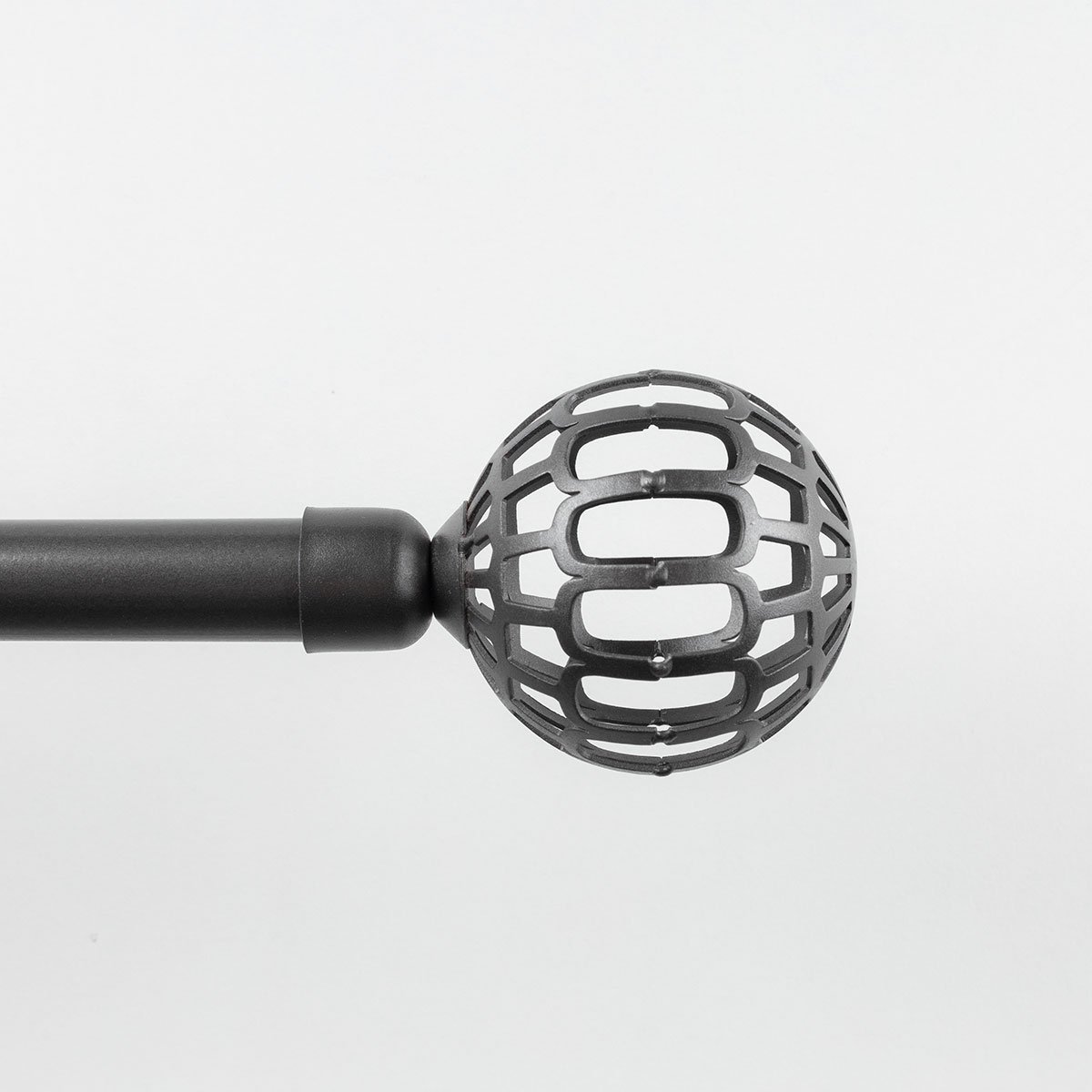 Kit varão extensível FACETTE cinza 120-210cm