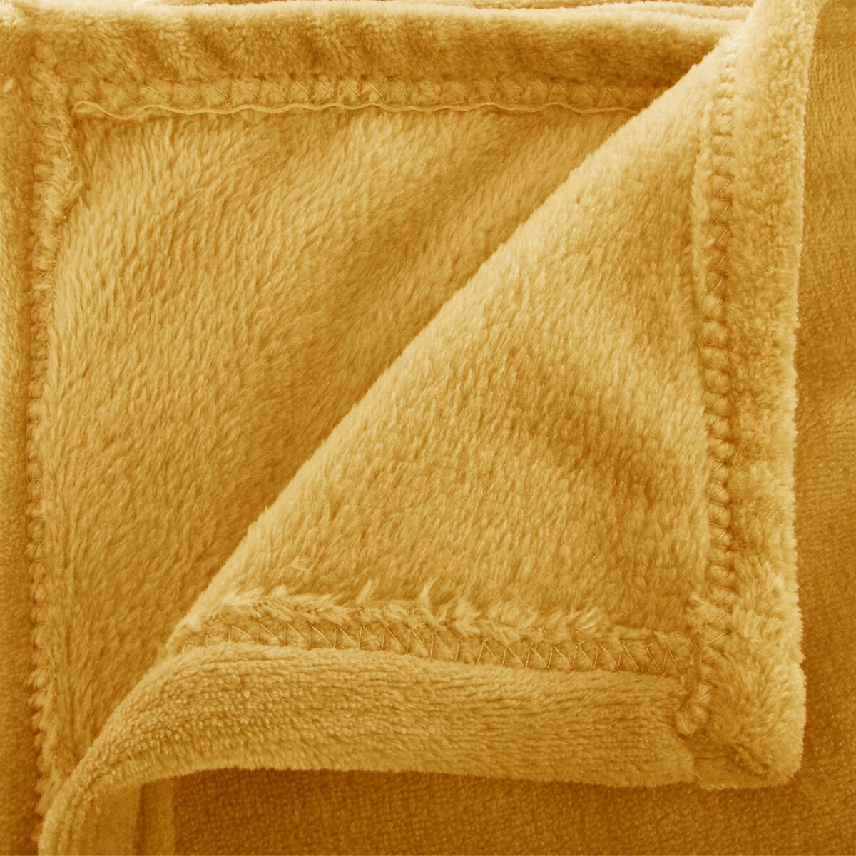 Manta CORALINA ocre 180x230cm