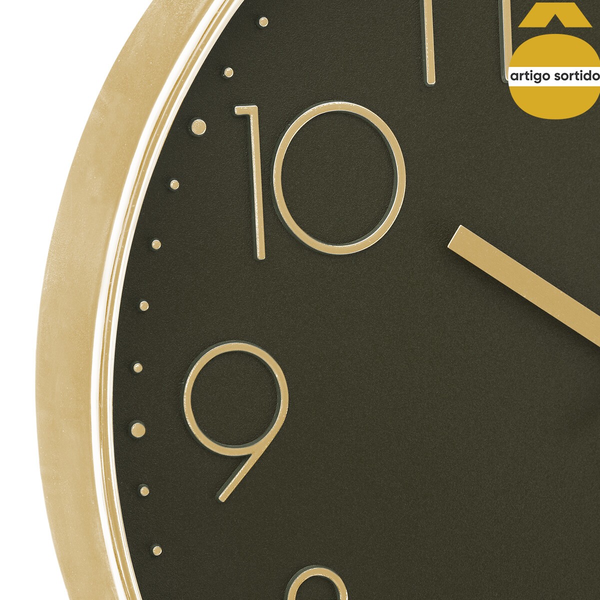 Rel&oacute;gio de parede 3d 30cm