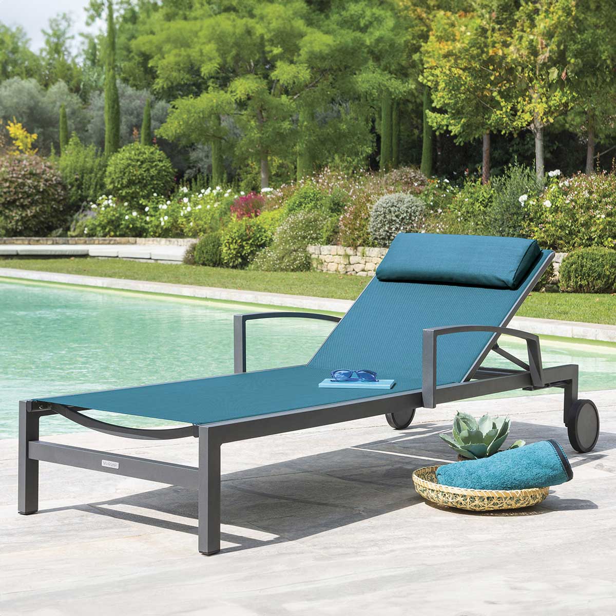 Espregui&ccedil;adeira OCALA azul escuro