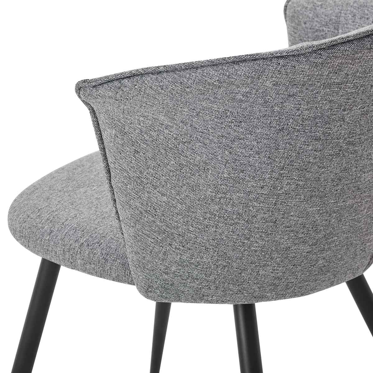 Cadeira LOLA cinza em tecido