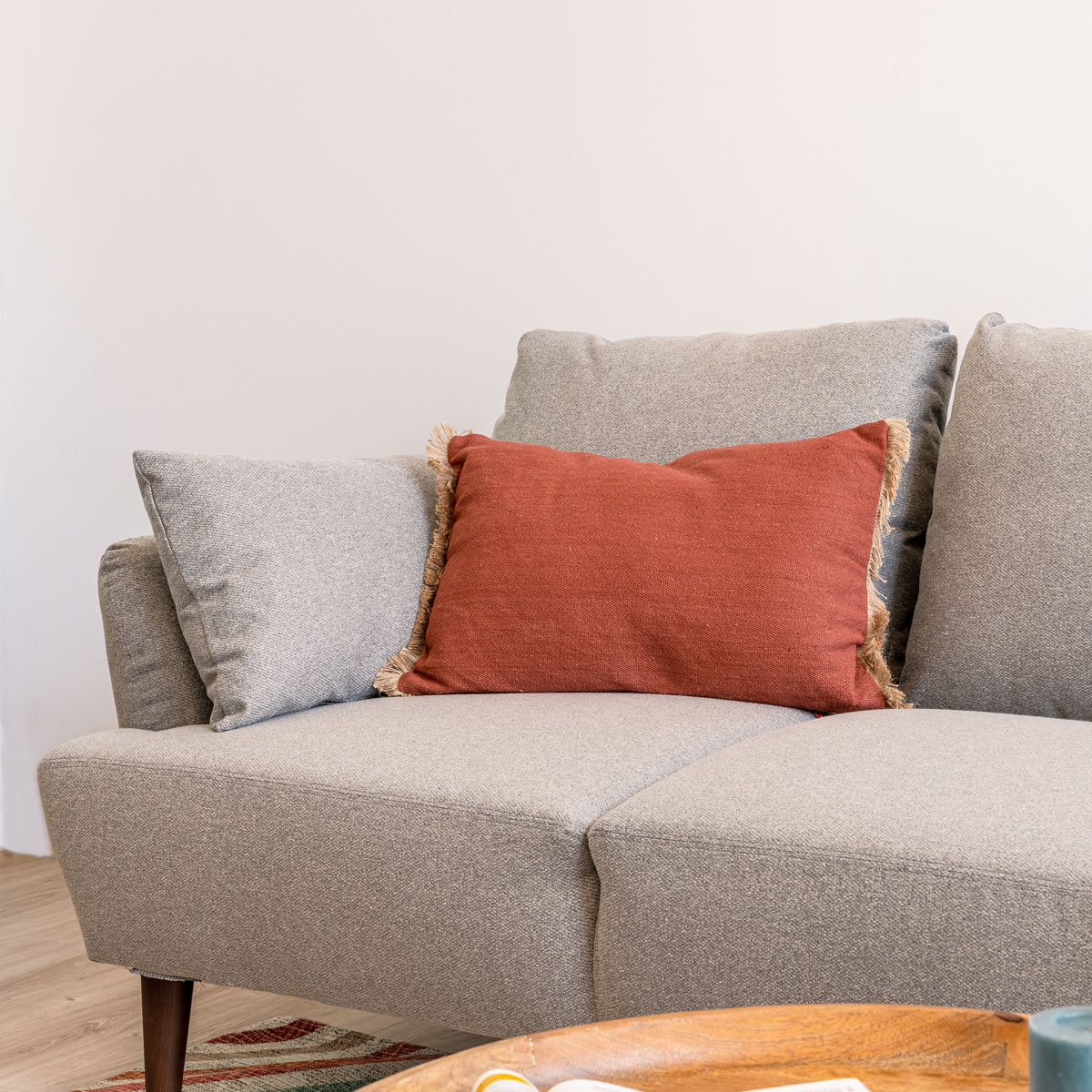 Sofá BRUGES cinza 3 lugares