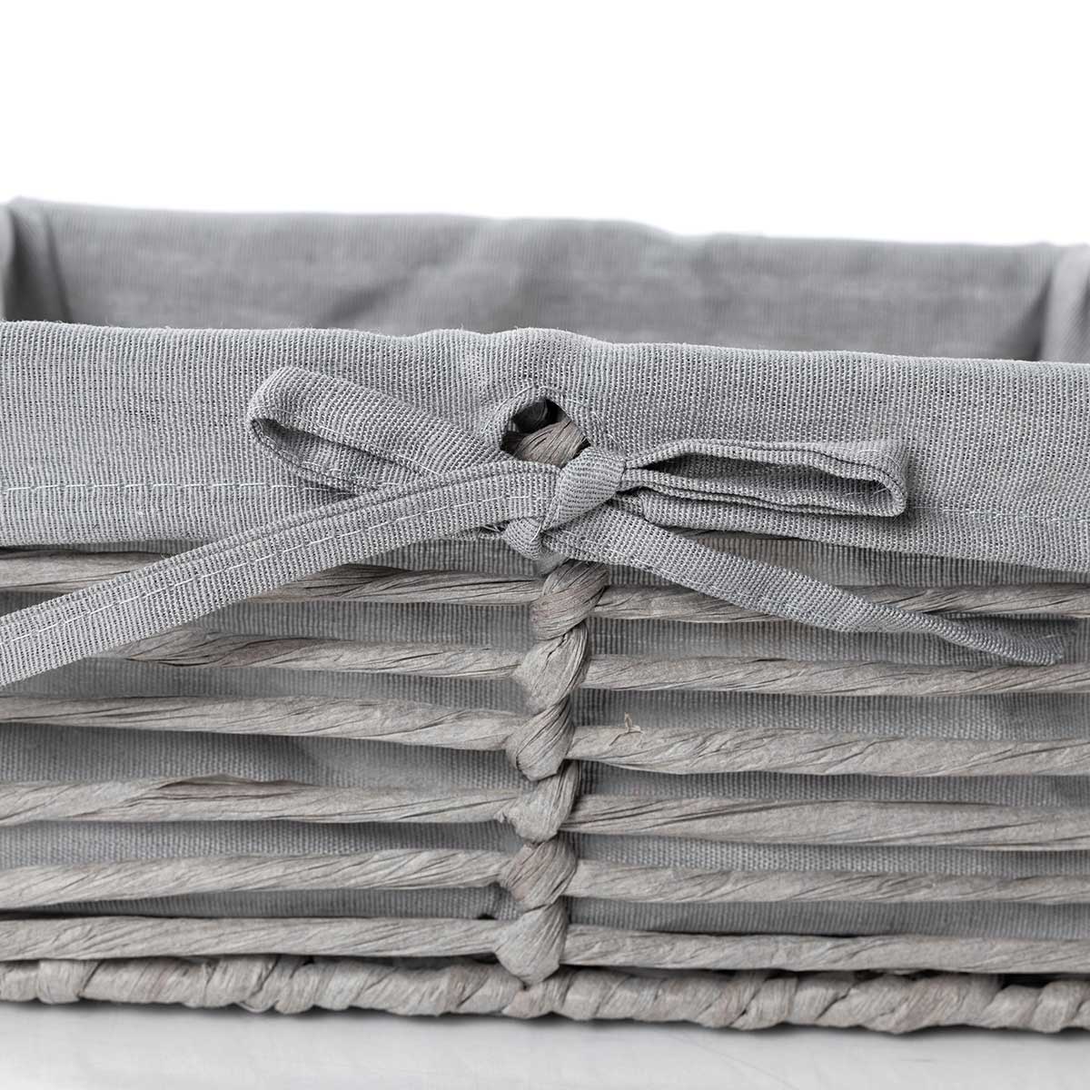 Cesto wc cinza 20,5x30cm,  Cesto wc cinza 20,5x30cm