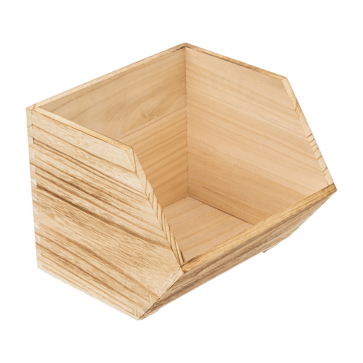 Conjunto de 3 caixas de organiza&ccedil;&atilde;o em madeira