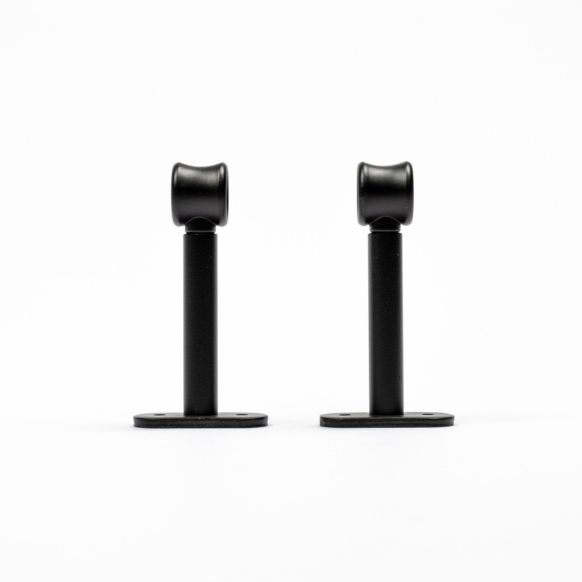 Conjunto 2 suportes preto 90mm