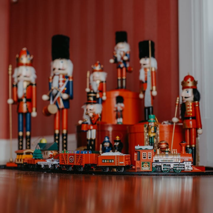 Comboio luminoso decorativo com 26 peças,  Comboio luminoso decorativo com 26 peças