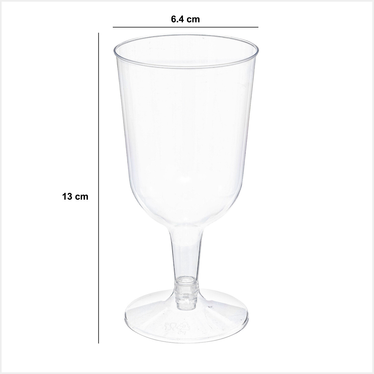 Conjunto de 12 copos reutiliz&aacute;veis 15cl