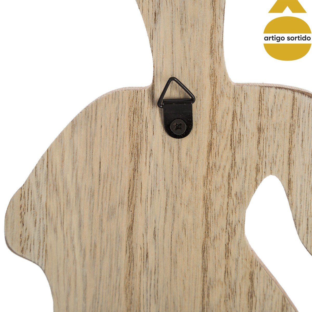Cabide decorativo coelho em mdf