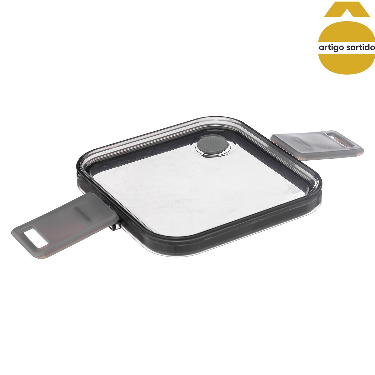 Lancheira quadrada com 2 compartimentos 1,5l