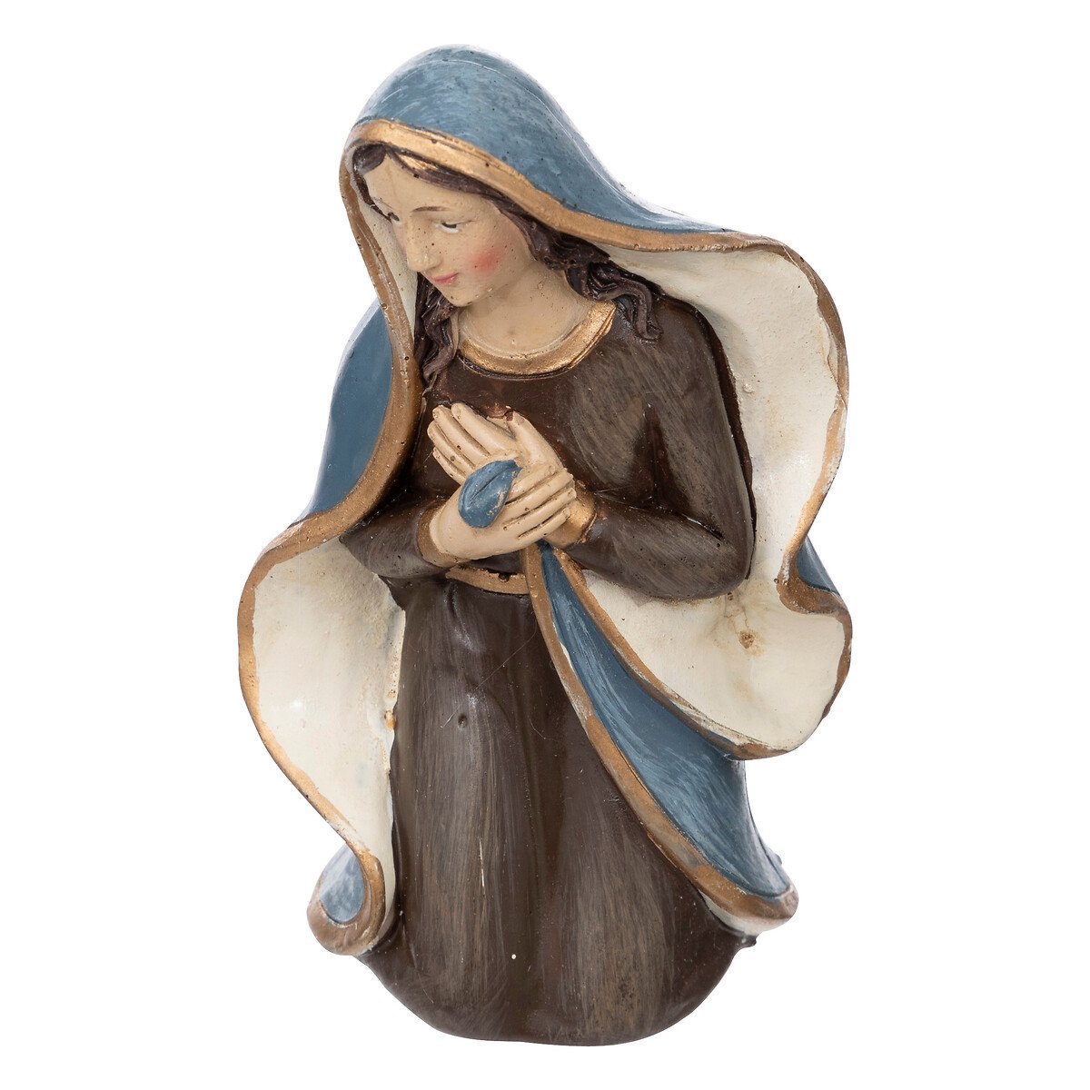 Conjunto de 8 figuras para pres&eacute;pio em resina 16cm