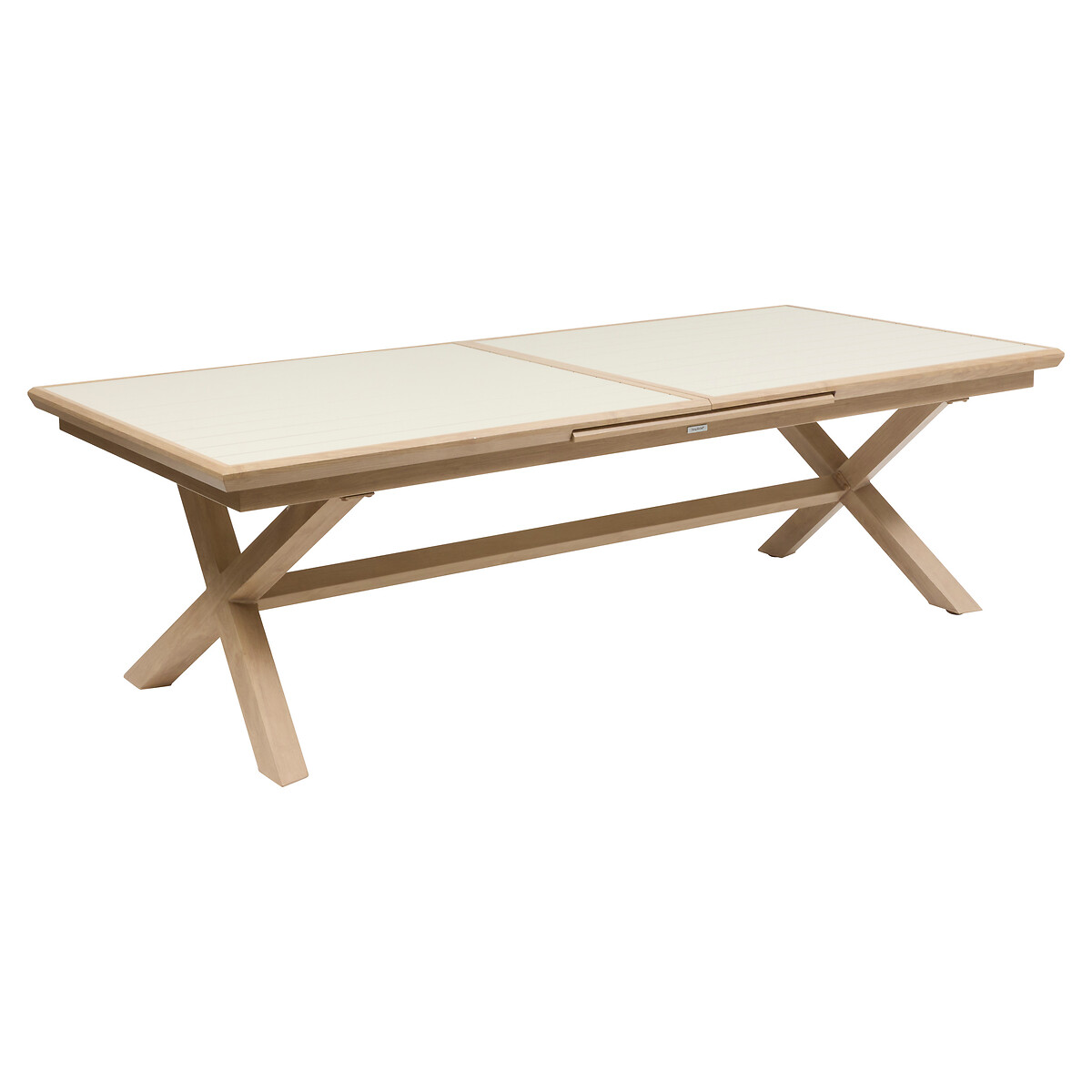 Mesa extens&iacute;vel AXIOME honey argile efeito madeira