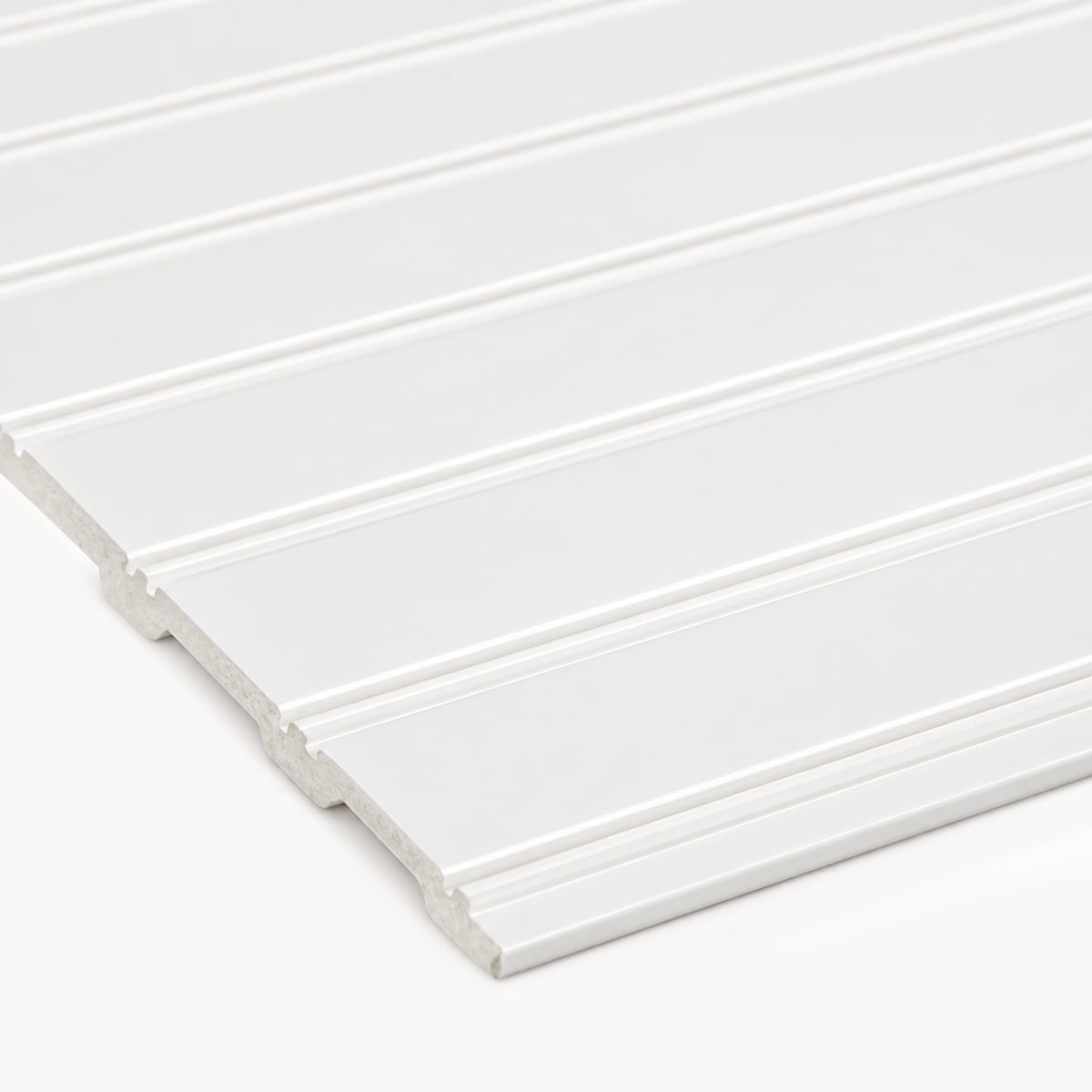 Conjunto de 4 pain&eacute;is decorativos BENY branco 100cm