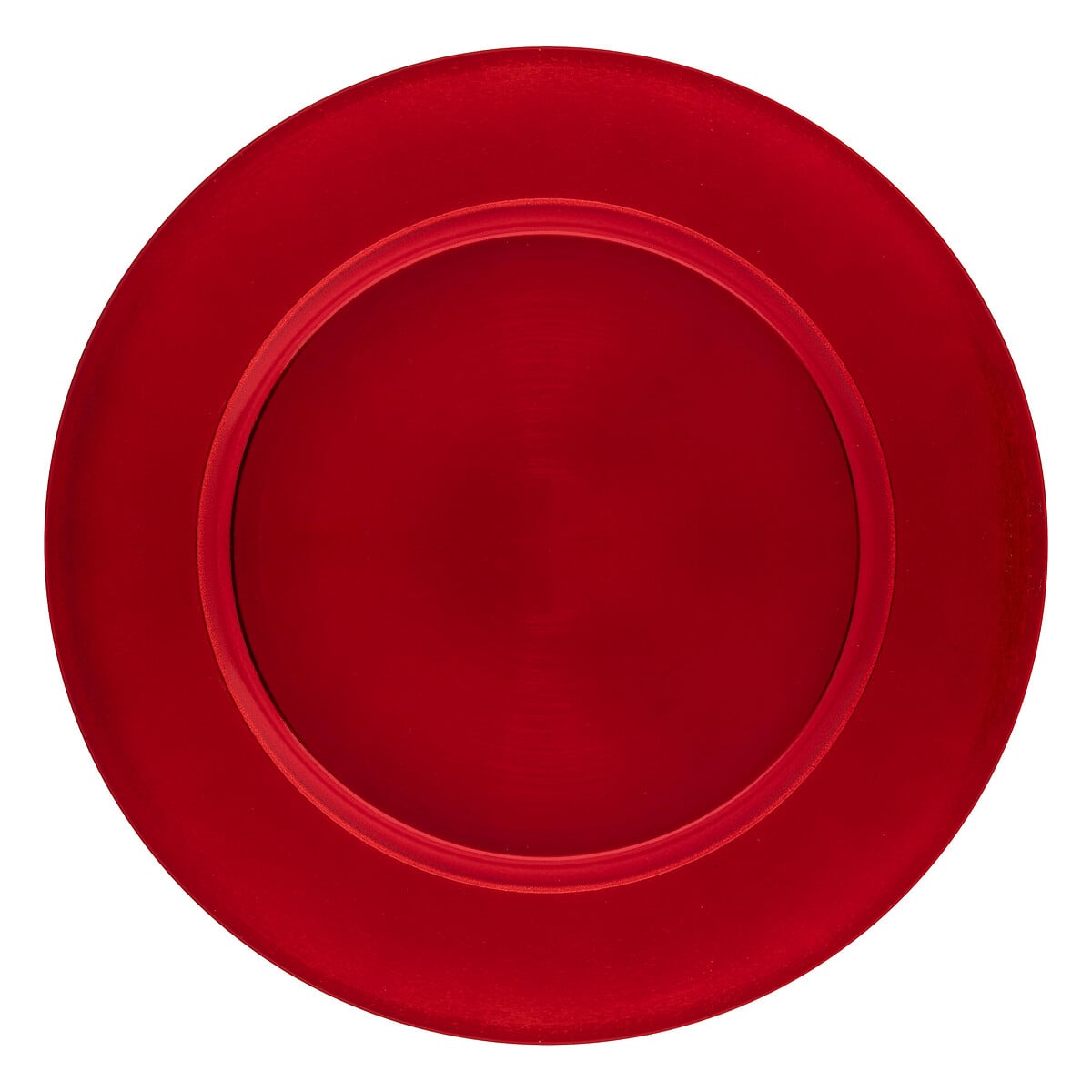 Prato marcador vermelho 33cm