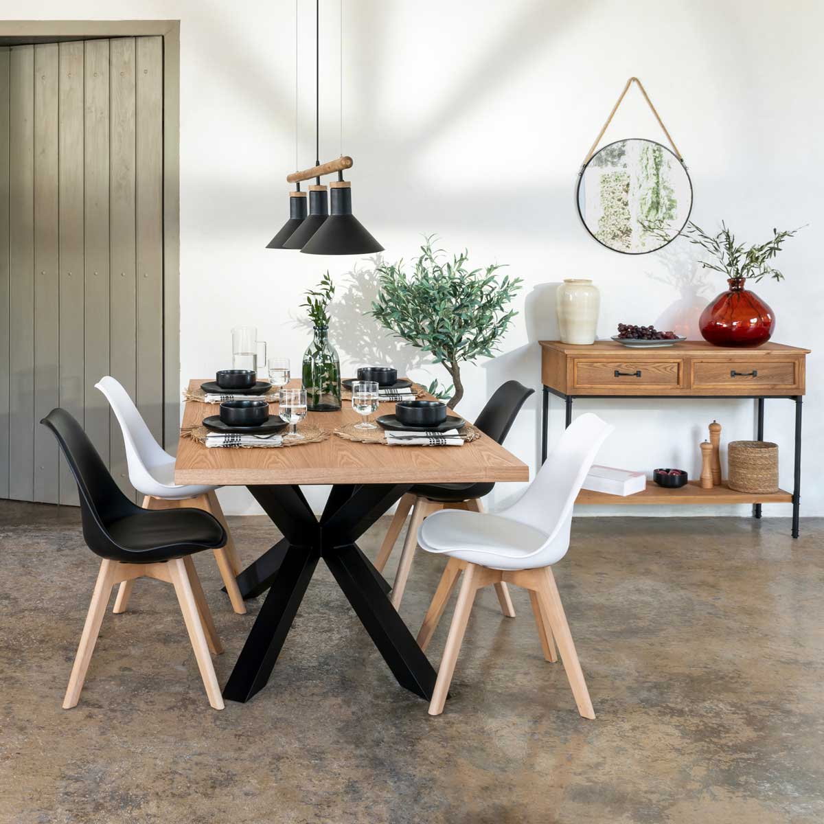 Jarra ULY âmbar de vidro reciclado 33cm