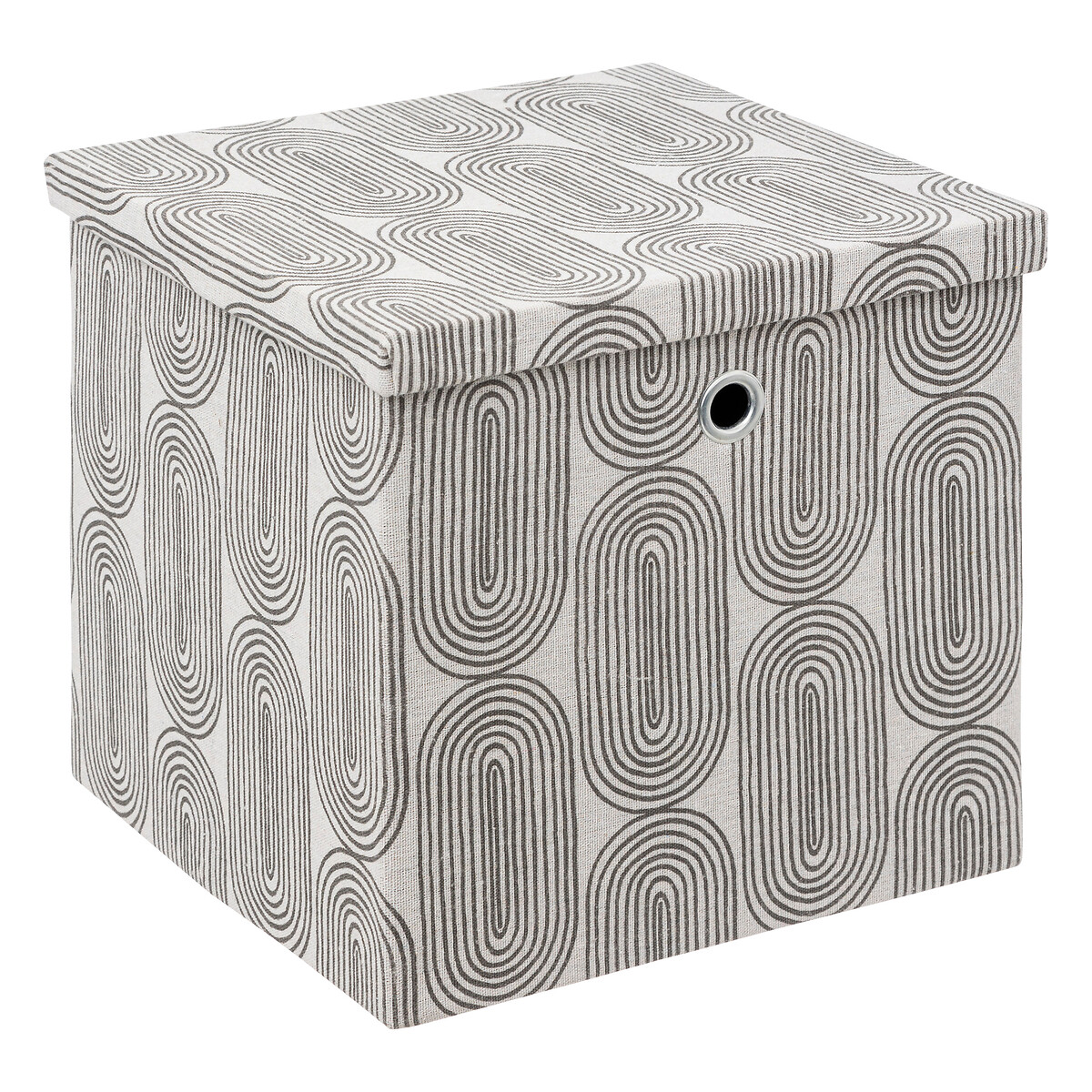 Caixa de arruma&ccedil;&atilde;o com padr&atilde;o 31x31cm
