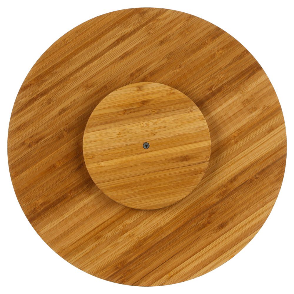 T&aacute;bua girat&oacute;ria em bambu 35cm