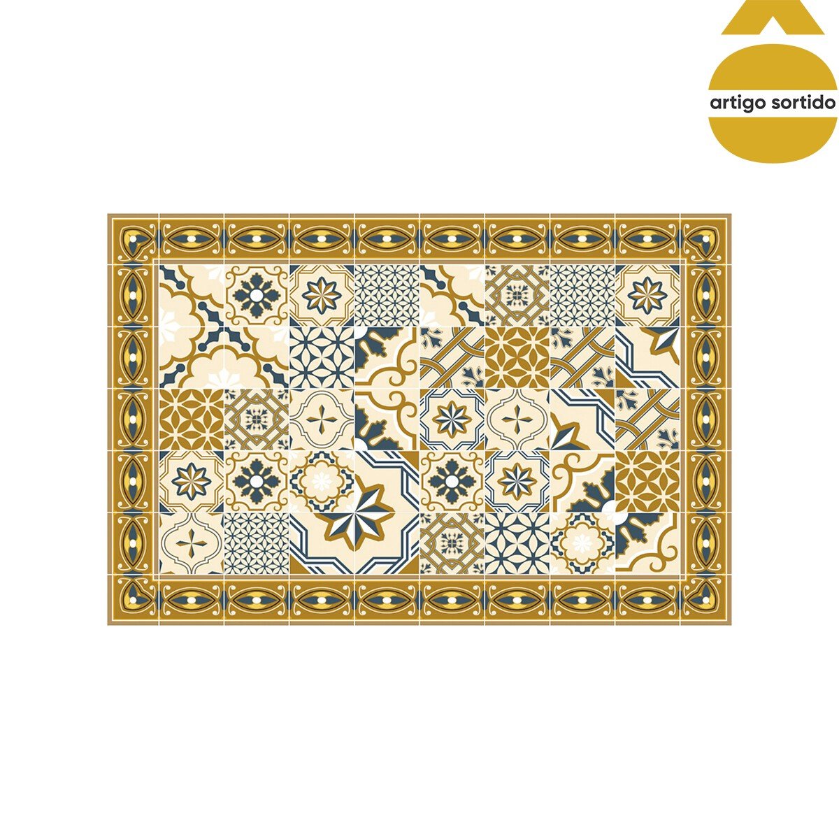 Tapete em vinil mosaico 50x75cm