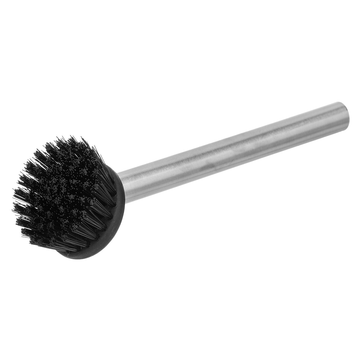 Doseador preto para detergente com esponja e escova