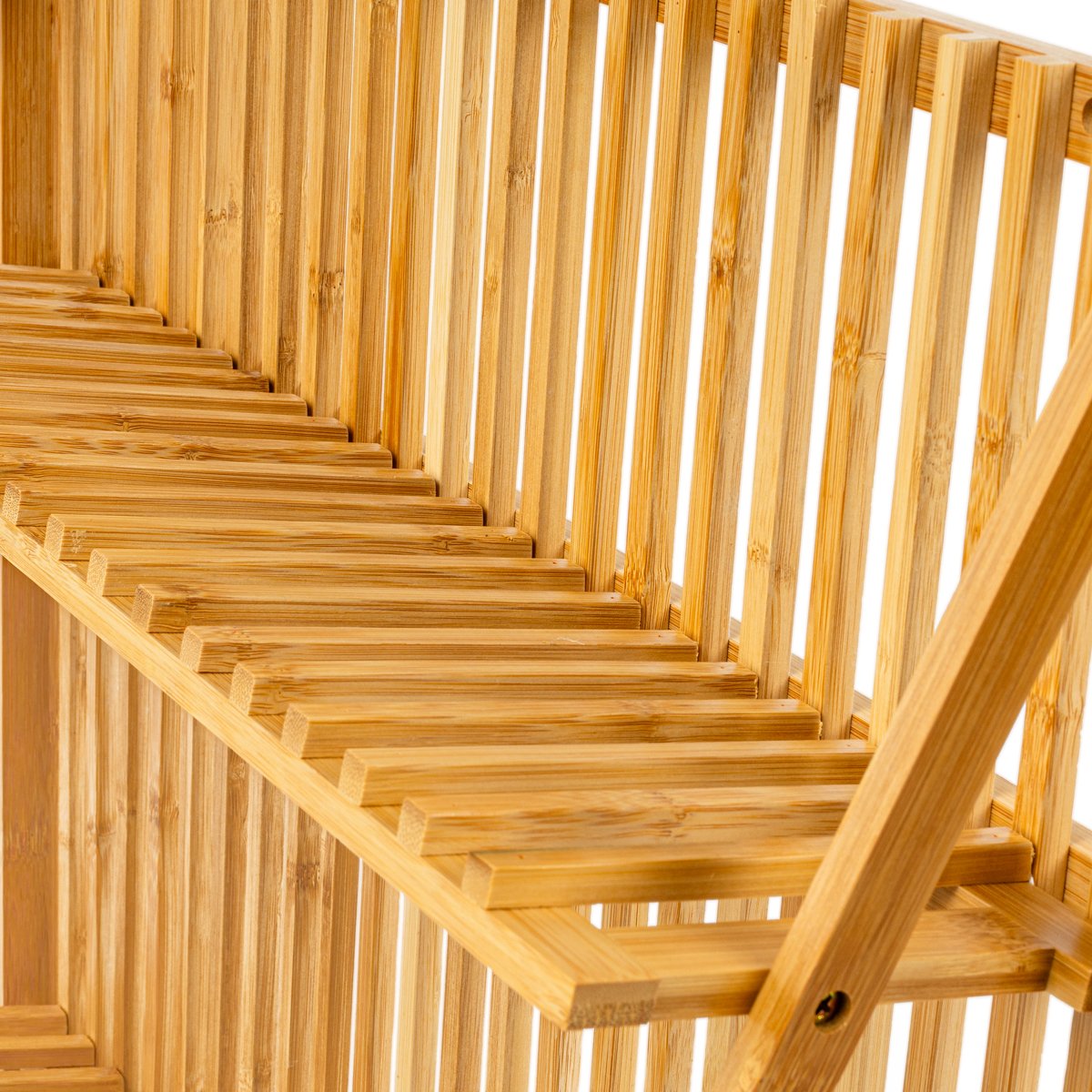 Estante de 2 n&iacute;veis em bambu